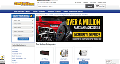 Desktop Screenshot of carparts.com