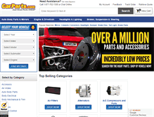 Tablet Screenshot of carparts.com