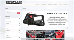 Desktop Screenshot of carparts.ch
