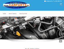 Tablet Screenshot of carparts.ie